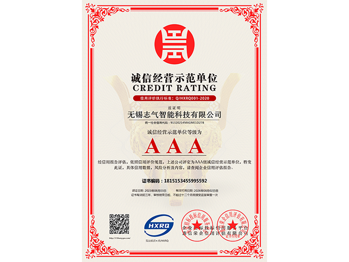 誠(chéng)信經(jīng)營(yíng)示范單位